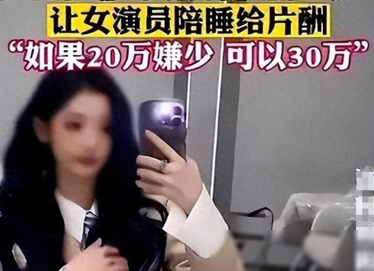 陪睡门录音曝光,沈导形象崩塌!女演员爆料聊天记录